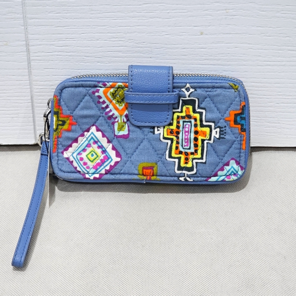 Vera Bradley RFID Smartphone Wristlet Wallet Painted Medallions